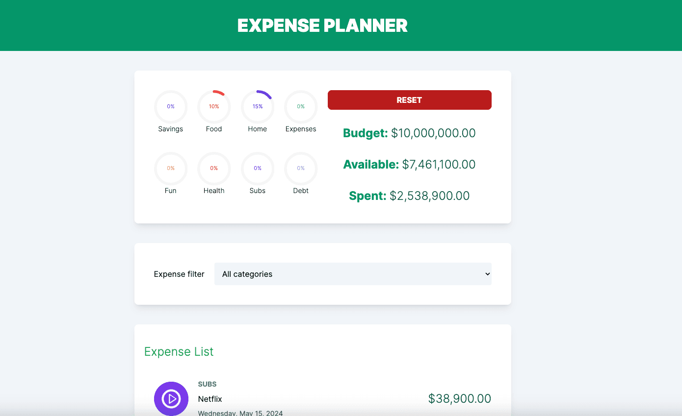 Expense Tracker